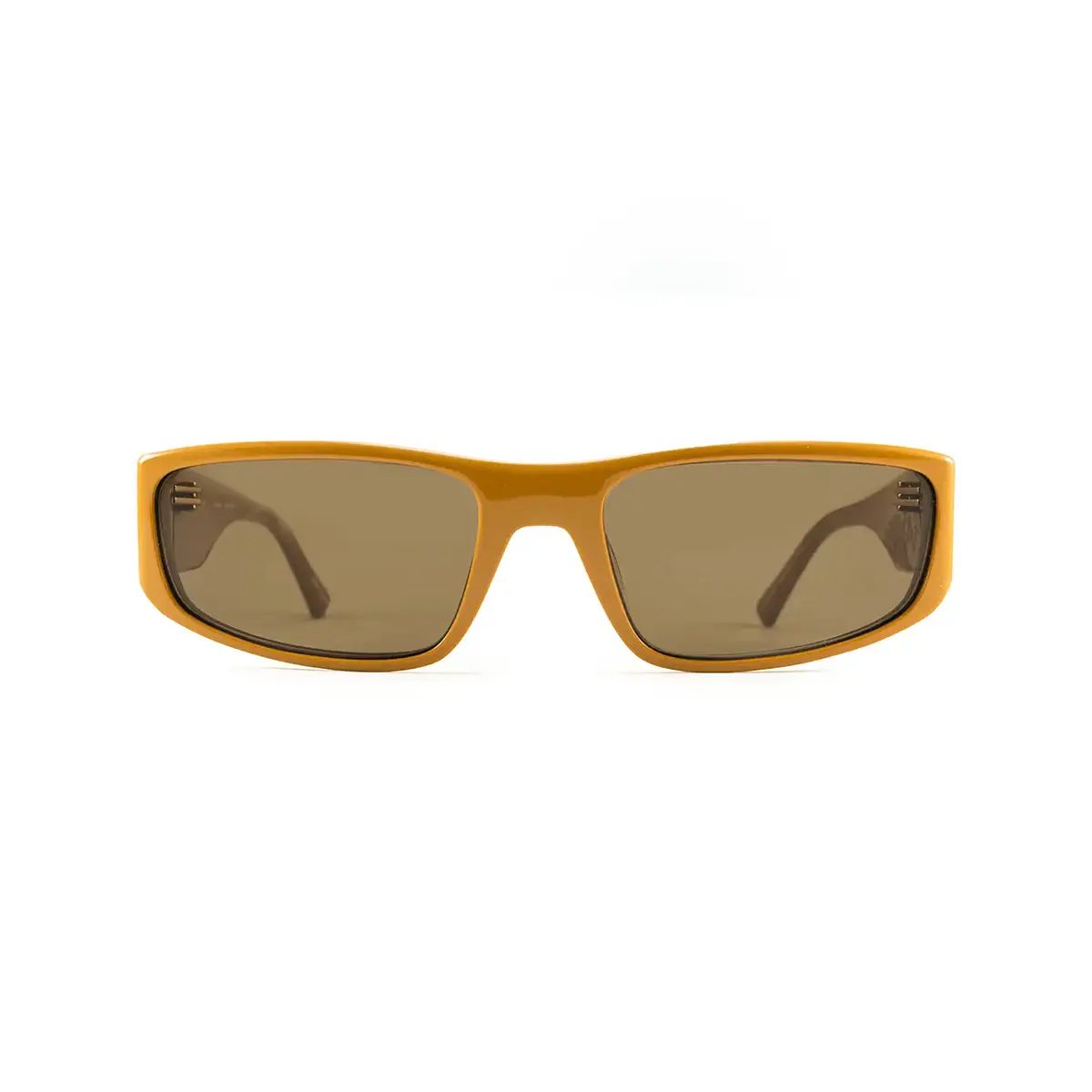 Infinit Venice Ocre Brown Rectangle Sunglasses, Brown
