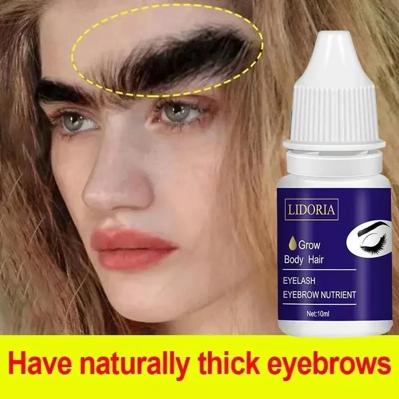 Gentle Hydrating Nourishing Eyelash & Eyebrow Growth Serum, Moisture-Rich Nourish Liquid for Follicle Support, Intensive Lengthening Enhancer for Lashes & Hairline, Apply Daily, Moisturize, Fast Absorption, Plant Essences, Thickens Lashes, All Skin Types