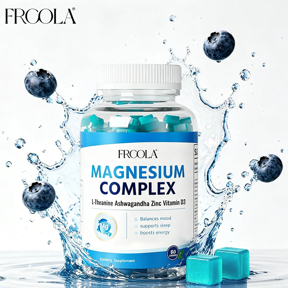 Frcola Magnesium Complex 10 Essential Magnesium Supplement Gummies