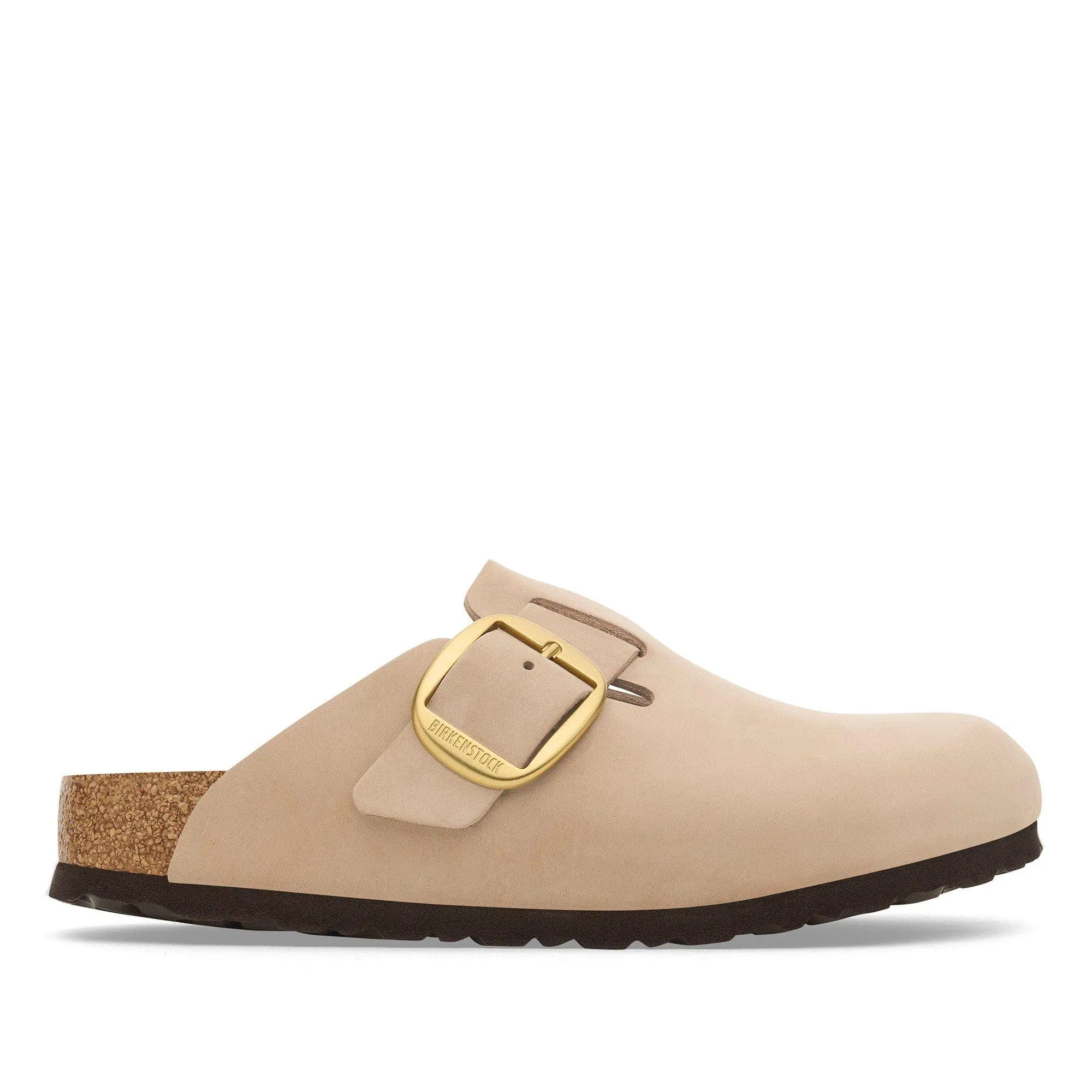 Birkenstock Women's Boston Big Buckle Nubuck Leather Clog