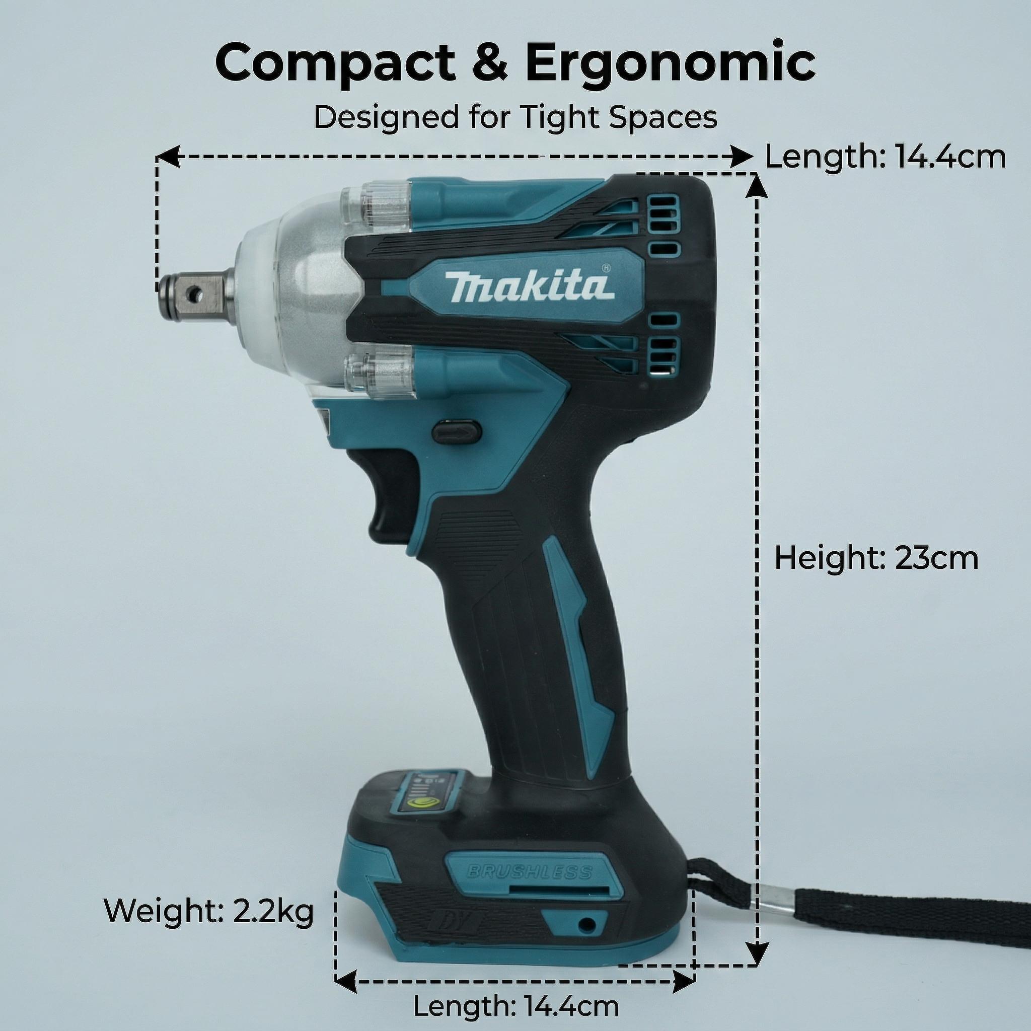 Makita DTW300 Electric  With 18V Battery Charger  Construction And Installation professional power tool  impact wrench powertools high torque