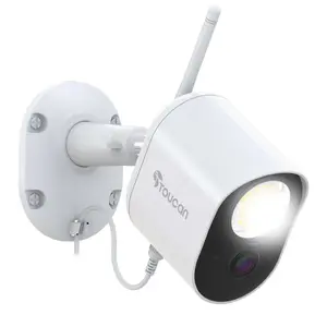 Toucan Floodlight Security Camera – 1080p HD, 1200 Lumen Light, Radar Motion Detection