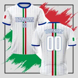 2025 Personalized Italy Soccer Jersey for Fans & Players - Custom Name Number Logo - Men Women Uniform Shirt