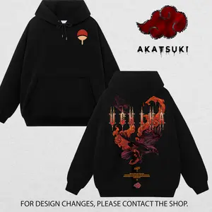 [Akatsuki Era] Retro Uchiha - Naruto Shippuden #205 Hoodie T-Shirt Sweatshirt, Retro Vintage Unisex Graphic 90s Cotton, Gift For Wibu, Anime Manga Y2K Streetwear