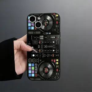 DJ Gear Turntable Professional Phone Case， Music Lover Style for iPhone 17 16 15 14 13 12 11 Plus Pro Max， Cool Gift.