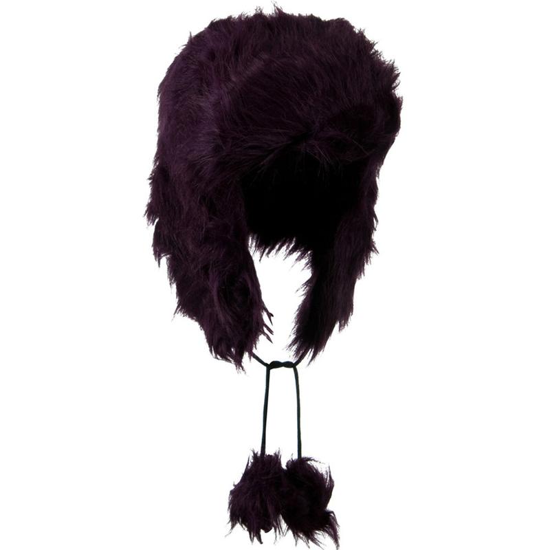 Woman's Faux Fur Pom Pom Trooper Hat