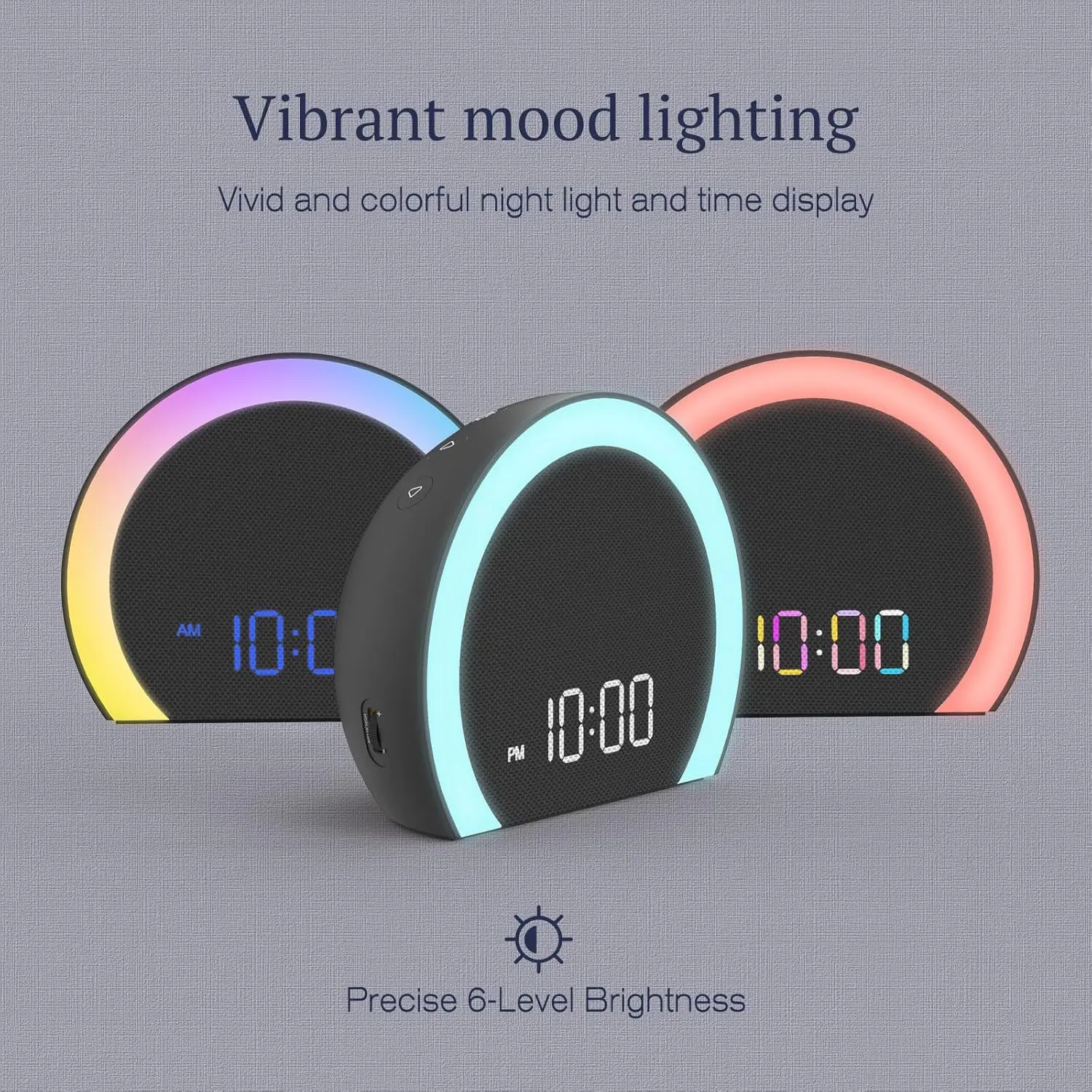 Super Loud Alarm Clock with Wireless Bed Shaker, Vibrating Dual Alarm Clock  with Light Wake-Up