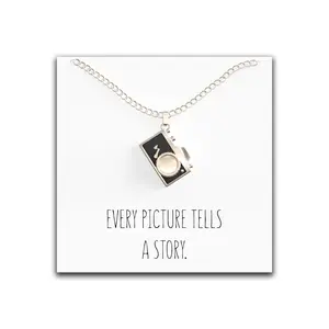 Camera Necklace – Cute Camera Charm for Photographers – Every Picture Tells A Story