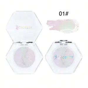 Metallic Color-Changing Eyeshadow Powder - Flawless, High-Pigmented, Blendable, Creamy Duochrome, Long-Lasting Shimmering, Powder Form Eye Makeup Essential for Daily Wear, Festive & Party Supplies