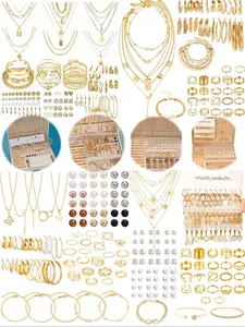 Fashion Jewelry Set Heart Butterfly Crystal Zircon Faux Pearl Design Earrings Bracelet Necklace Ring Gift for Women Party Dating Holiday