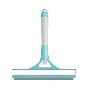 3-in-1 Glass Cleaning Squeegee with Built-in Spray Bottle – Window & Mirror Cleaner, Soft Silicone Blade & Absorbent Sponge, Streak-Free Shine, Easy All-in-One Tool