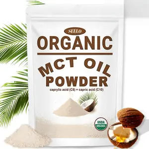 100G of MCT Oil Powder with Prebiotic Fiber, Featuring C8 And C10 MCT Oil Suitable for Use in Coffee Creamers