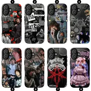 Bring Me The Horizon Tou 2026 Phone Case, Rock Band Phone Cover Compatible with iPhone X, 11, 12, 13, 14, 15, 16, 17 Plus Pro Promax & SS Galaxy S21-25 Series