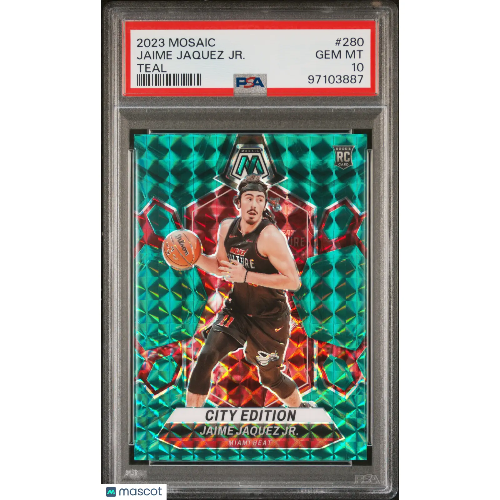 Jaime Jaquez JR. PSA 2023 Panini Mosaic #280 10