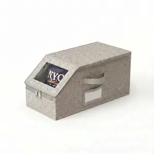 Stackable baseball cap storage box, durable cardboard box, classic design, a wardrobe storage essential, maximizes space summerwins