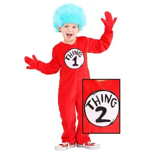 Deluxe Thing 1&2 Toddler Costume