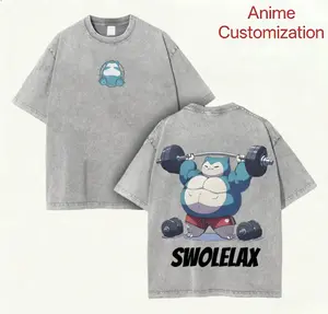 SwoleLax Gym Tee, Muscle Monster Workout Shirt, Oversized Funny Anime Fitness Top, Unisex Graphic Gymwear, Gift for Anime Fans