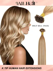 V-Shape Hair Extensions Smooth Seamless Invisible Natural Top Quality Healthy Real Human Hair 50pcs/bag Heat Bonding Long-Lasting Fit