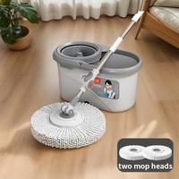 Two mop heads+a mop set 