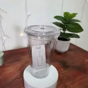 glitter lava effect snow glove tumbler with floating glitter in liquid between walls vaso tipo snow globe Reusable Portable Cup Washable Drinkware