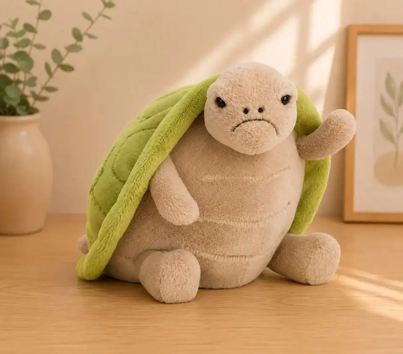 Jellycat Timmy Turtle Stuffed Animal, 11 inches - Reptile Plush Toy - Classic Children's Gift - Cozy Collectible Decor