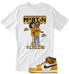 We MARTIN  Shirt to match the Jordan 1 Yellow Ochre