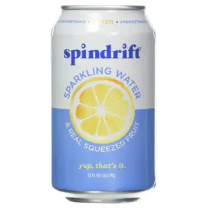 Spindrift Sparkling Water Lemon 12 fl oz - Refreshing Beverage - Soda