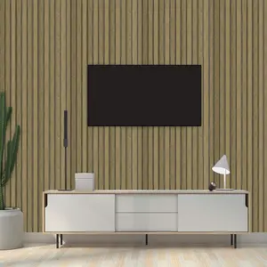 Wood Grain Self-adhesive Wallpaper, 1 Roll Peel and Stick Removable Wall Decal for Kitchen, Living Room and Bedroom