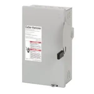 Eaton Safety Switch N-1 Indoor 30A Cartridge Eaton Safety Switch N-1 Indoor 30A Cartridge