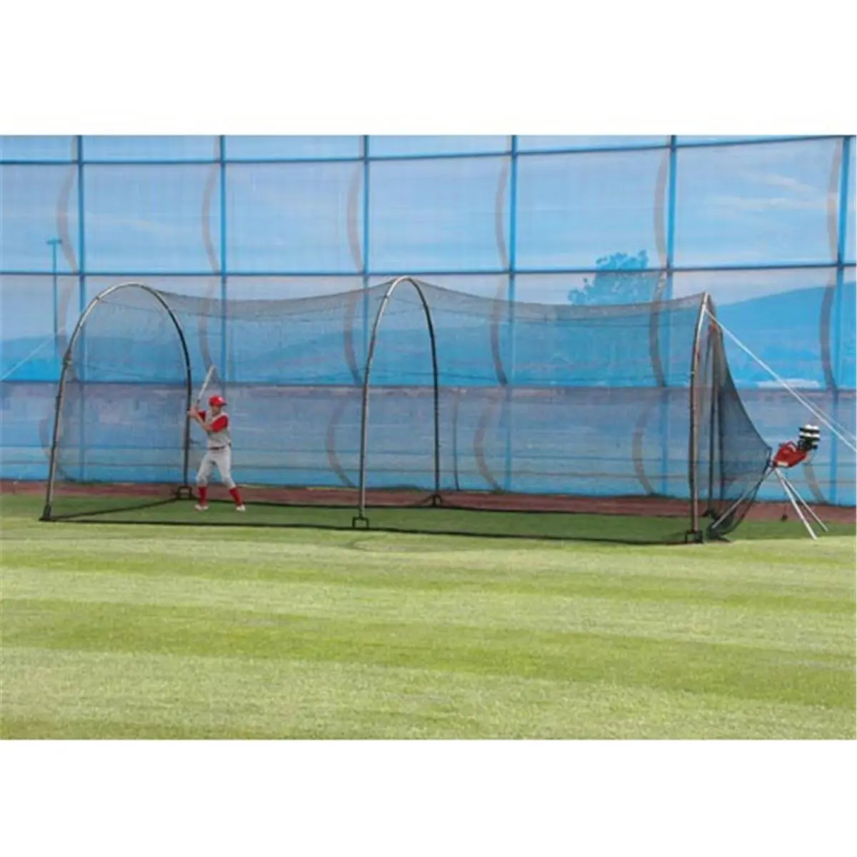 212 MAIN 24 ft. Baseball Batting Cage - Home-Use Design for Sports & Outdoor Ball Sports Activities
