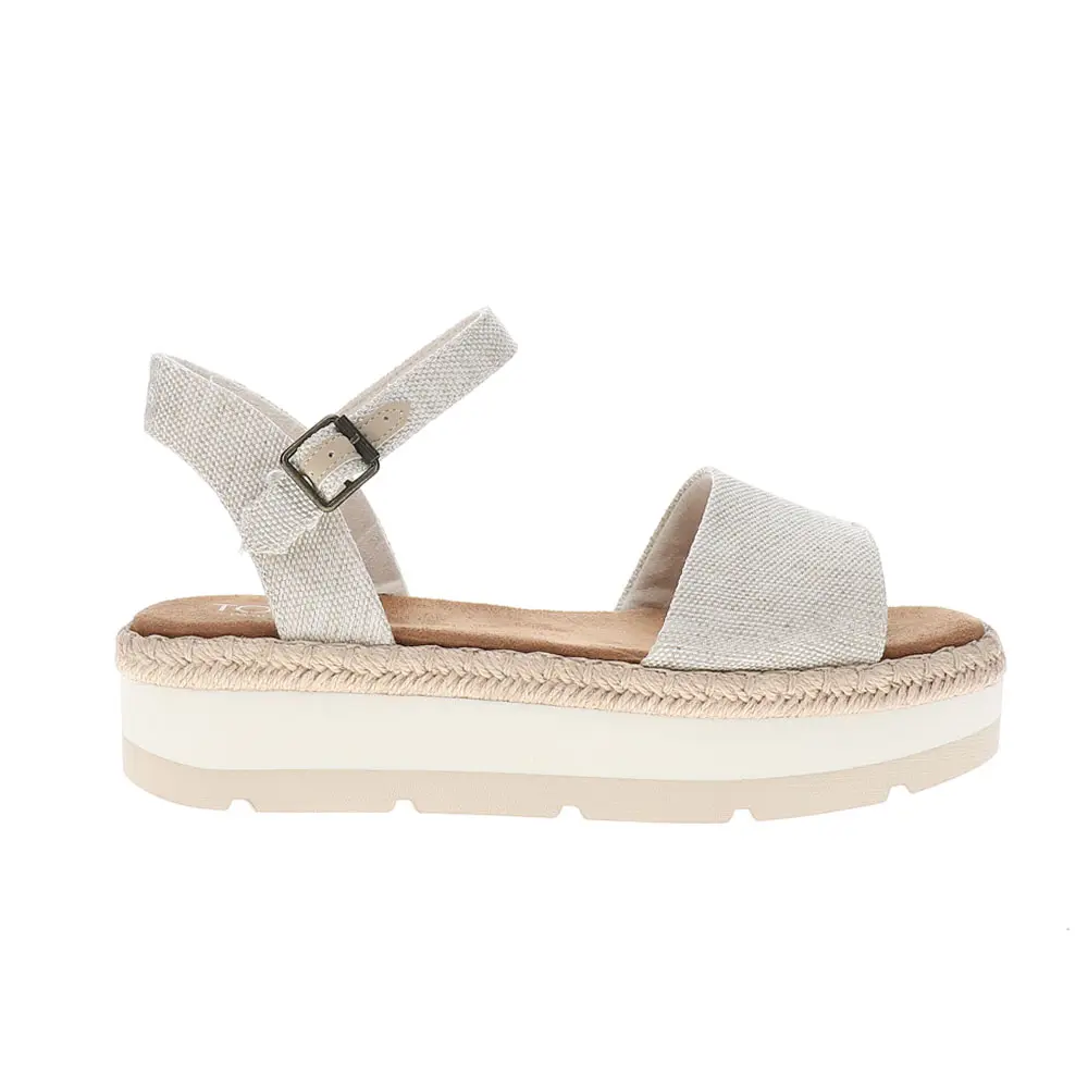 TOMS Womens Ronan Platform Casual Sandals Casual Low Heel 1-2" - Beige