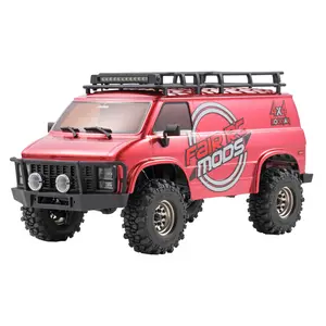 FairRC 1/18 CR18P EVO-V2 Red Rock Van RC Crawler, Remote Control Truck, High Performance RTR Mod, New Year Gift for Kids & Adults