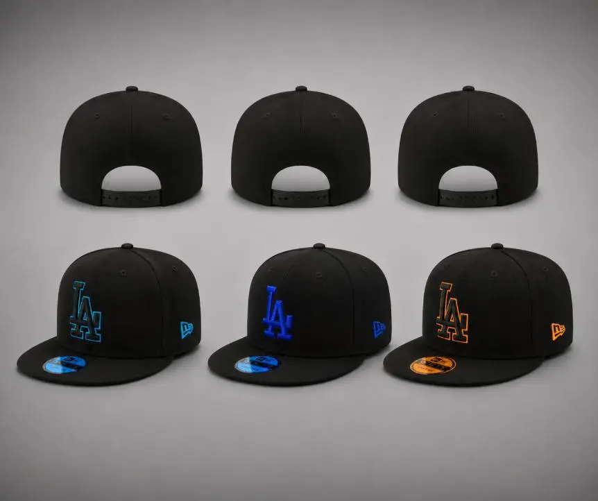 New Era MLB 59FIFTY Snapback Cap - NY Yankees/LA Dodgers Anniversary Patch, Unisex Classic Sport Streetwear, Adjustable Fit Sports Collectible Headwear