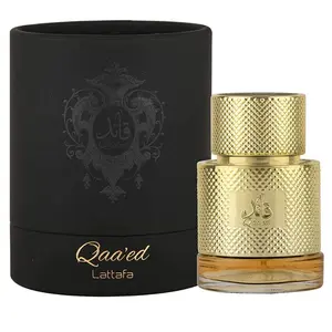 Lattafa Perfumes Qaa'ed for Unisex Eau de Parfum Spray, 3.4 Ounce