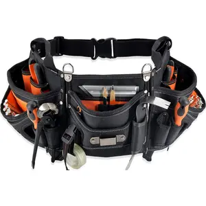 18-Carpenter's Tool Belt - Construction & HVAC Tool for Men