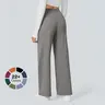 Halara Flex High Waisted Plicated Side Pocket Straight Leg Work Pants