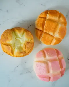 Stress Relief - Jumbo Bread Squishy Toy Combo (Set of 3)