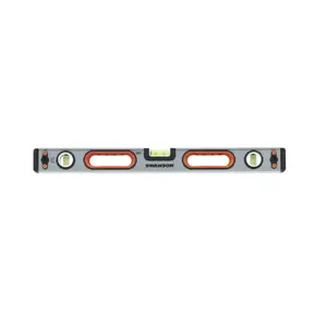 SWANSON 24 in. Portable Magnetic I-Box Level - Hardware Measuring Tool with Acrylic Vials, Bright View Feature, Magnetic Base