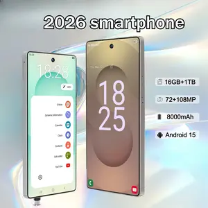 2026 New Smartphone for USA Market — 6.9" Full Screen • 108MP Camera • Snapdragon 8 Elite 12-Core • 8000mAh Battery • 16GB+1TB Storage • Ultra-Fast 5G • Dual SIM • Screen Fingerprint Unlock • 9 Stylish Colors. Built for gaming, streaming & all-day power.