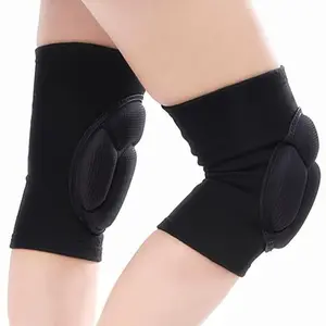 A Pair of Sponge Knee Pads, Men's and Women's Sports Knee Pads, High Elastic Fabric, Suitable for Running, Fitness, Basketball, Football, Tennis, Gymnastics and Other Sports