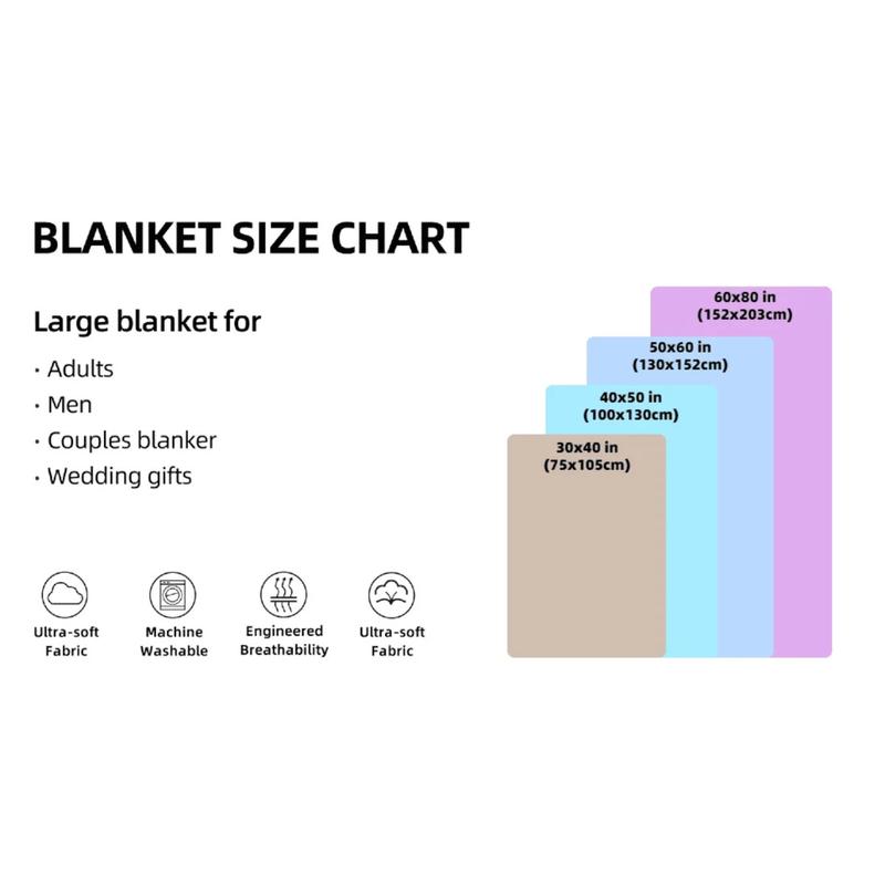 Von Lycan Series 2026 New High End Printed Flannel Blanket Ultra Soft Skin Friendly All Season Warmth for Bedroom Office Nap Study Reading Christmas Gift