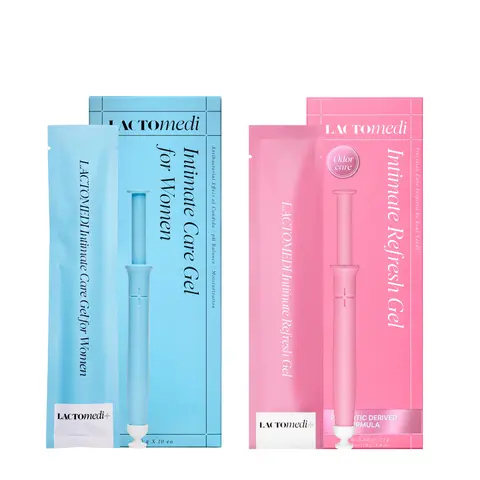 LACTOMEDI Refresh & Intimate Care Gel Duo | 1 Box Each | pH Balance, Odor-Care Freshness & Daily Intimate Comfort