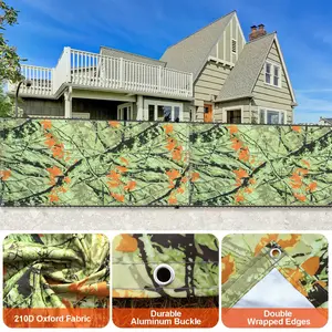 Balcony Privacy Screen Fence Cover, UV Protection Balcony Screening  for Deck, Patio, Backyard, Outdoor Pool, Porch, Railing