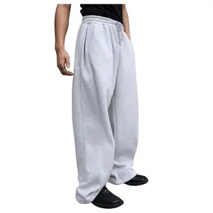 DrawstringWaistStraightWideLegBaggyPantsWorkoutAthleticSweatpantswithPocketpracticaldressbeachcasualjoggerworkcargoloosegymfitspaciousravemen'sjeansmenquankarakurisethrollinsguitarherosizekirby
