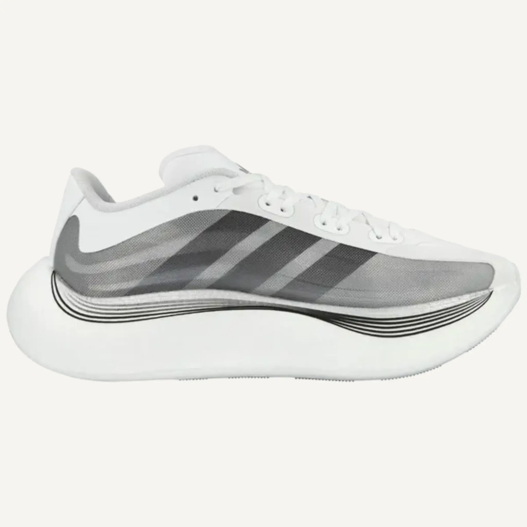 Adidas Men's Black-White-Silver Hyper Boost Euphoria LT Lace-Up Breathable Casual Running Shoes, US Sizes, Model LA5997, Breathable Running Shoes