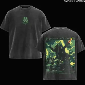 Warhammer 40K Leagues Of Votann Dwarf Xenos Washed Graphic Tee Vintage Design Tshirt Gifts Men Shirt Cotton Fabric Soft Top Menswear Streetwear Classic Fitted Short Sleeve Crew Neck Summer Clothes 4