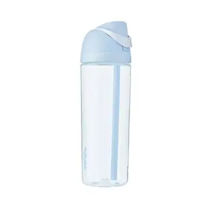 Owala FreeSip Water Bottle - Blue Bubble Clear Triton Edition, 2026 Summer Washable Reusable Hydrate Gift, Kitchenware Drinkware Tumbler