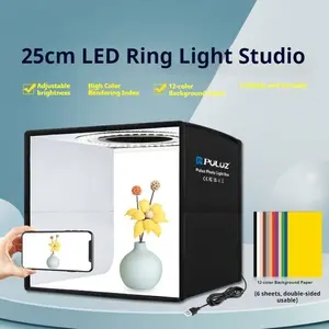 Circular Light High Brightness Portable Studio Set 25CM Photography Props Photography Equipment