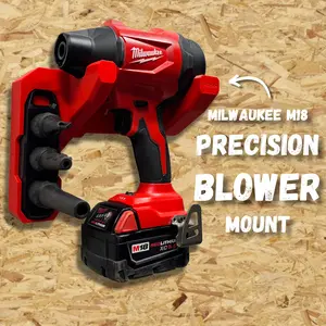 Wall Mount Hanger for Milwaukee M18 Precision Blower (for #0887-20)