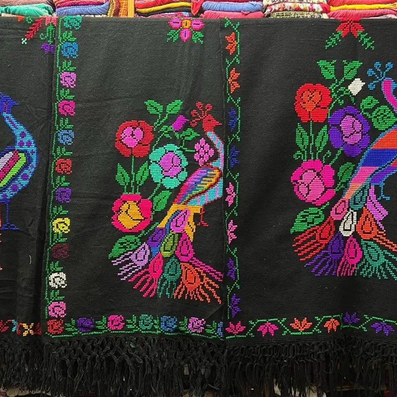 Reboso Handmade Authentic Mexican Style Purse with Traditional Aesthetics and Versatile Use for Everyday Wear